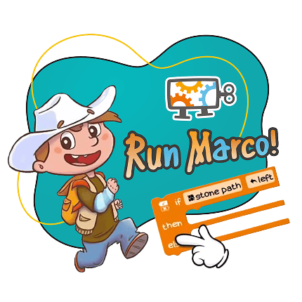 Run Marco 
Кодинг-приключение: 
учим алгоритмы играя!